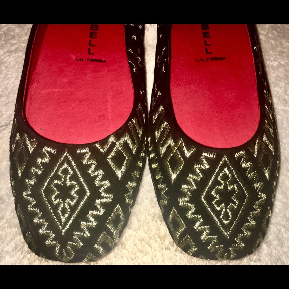 FP Jeffrey Campbell Ibiza Embroidered Ballet | Driving Flats | Smoking Slippers